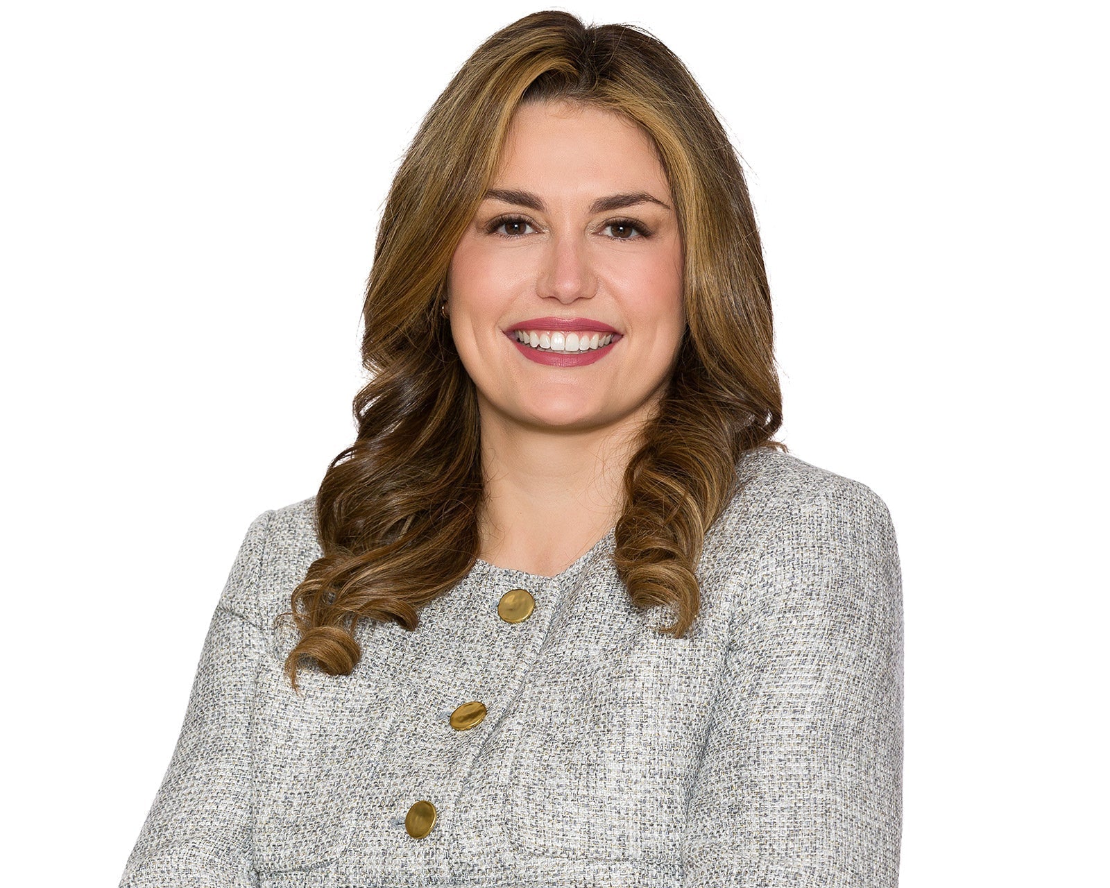 Toronto law firm partner headshot on white background by BusinessPortraits.ca