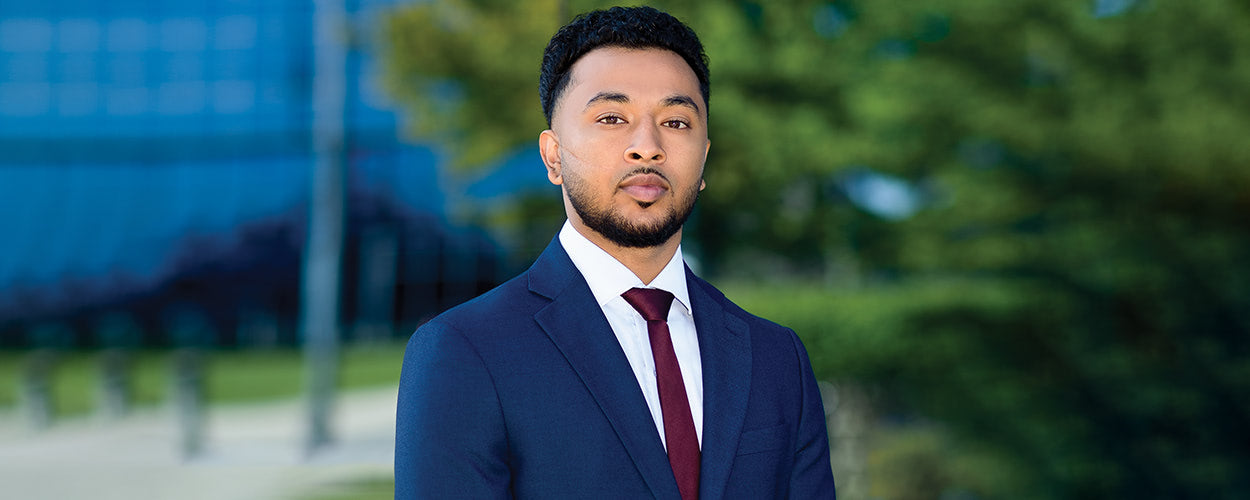 Outdoor corporate headshots