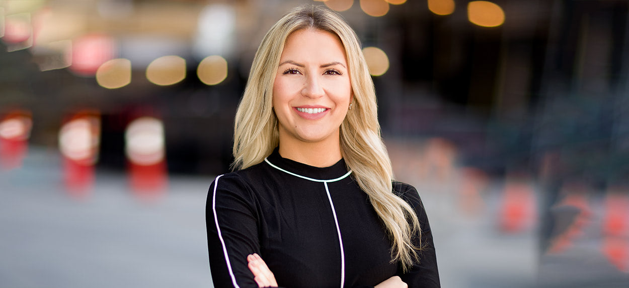 Professional photographer in downtown